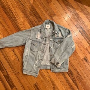 Distressed Denim Jacket